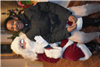 Santa and an Older Kid