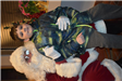 Boy on Santa's Lap