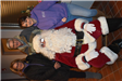 Community Members Take a Picture with Santa 2