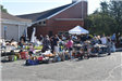 Garage Sales Lining the Street
