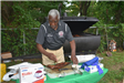 Councilman Robert Swindle with a Rack of Ribs