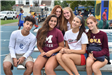 Picnic Bench Occupied by Local Teens