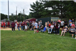 Spectators and Supporters Near the Dug Out