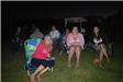 Women Waiting for the Fireworks Show to Start