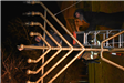 Man Atop a Ladder Begins to Light the Candles of the Menorah