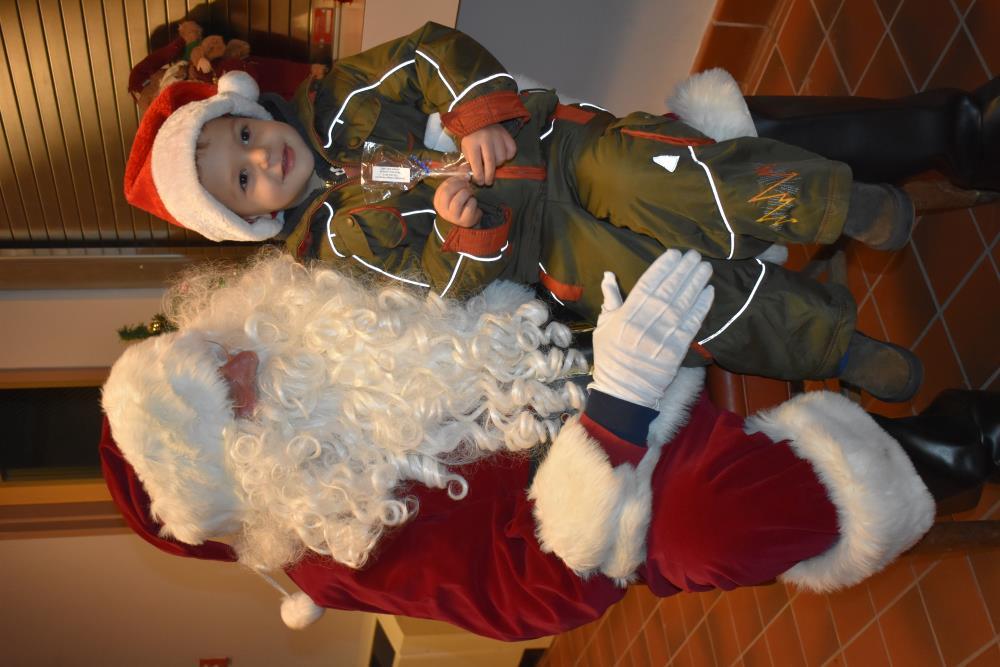 Young Boy on Santa's Lap 2