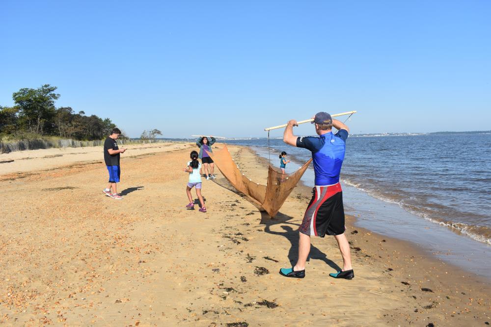 Placing the Net on the Ground 2