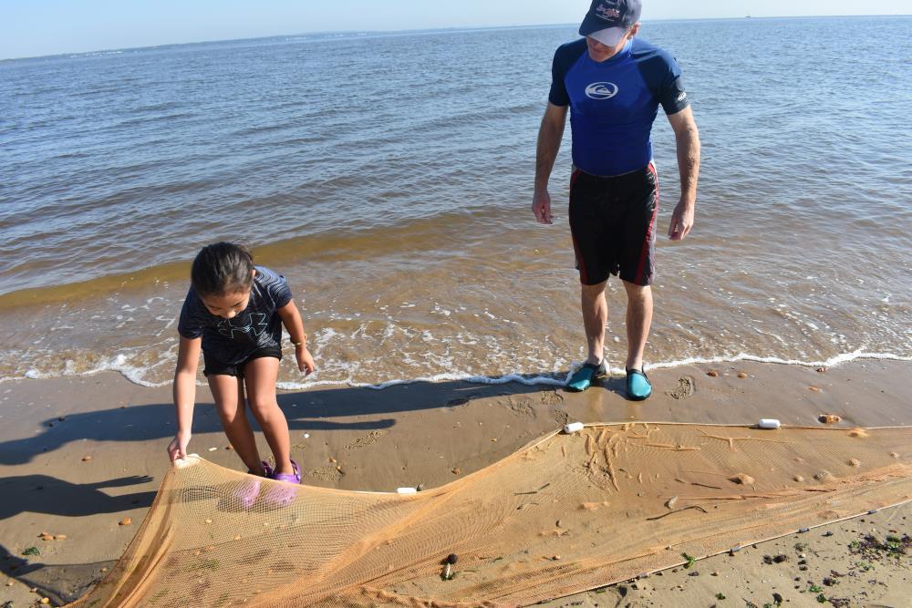 Placing the Net on the Ground