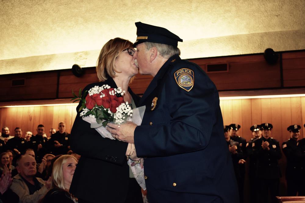 Derechailo and His Wife Exchange a Kiss