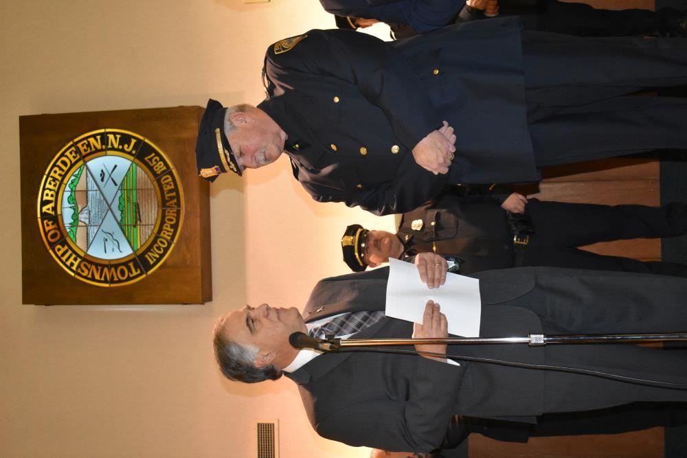 Derechailo and Mayor Stand Beside Each Other