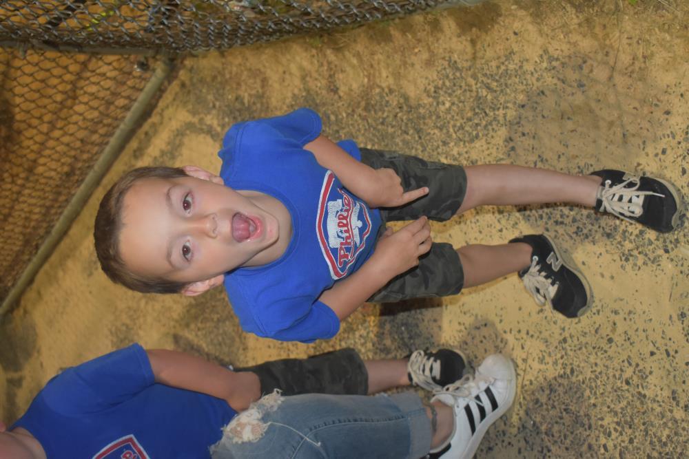 Young Boy Making a Silly Face