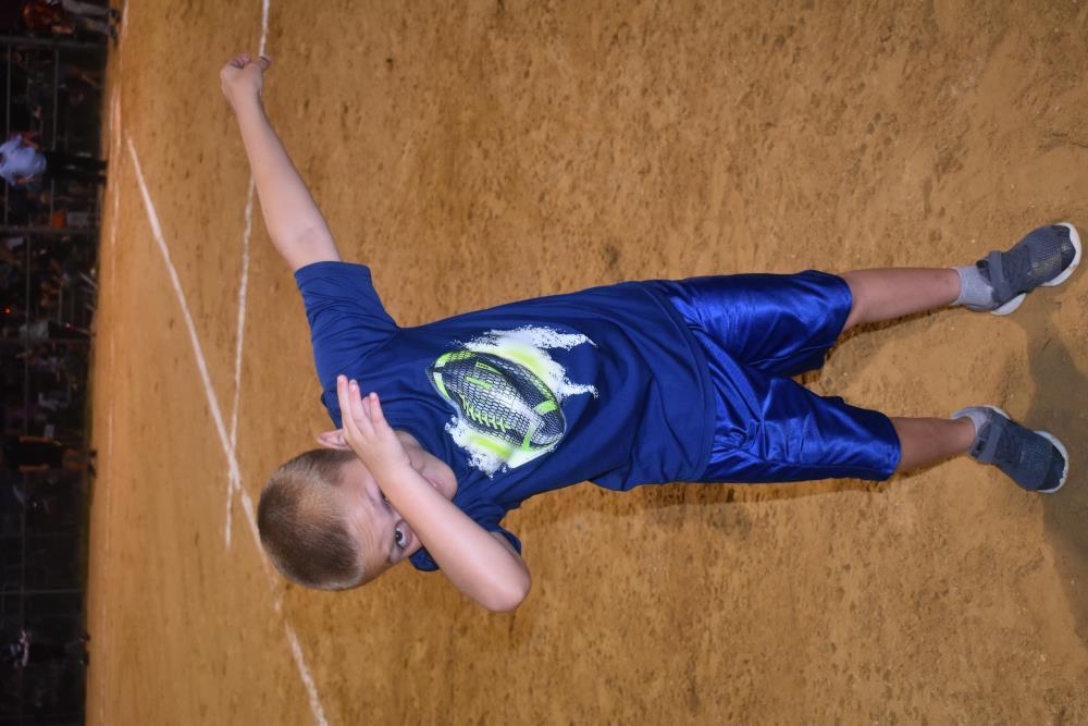 A Young Boy Dabbing