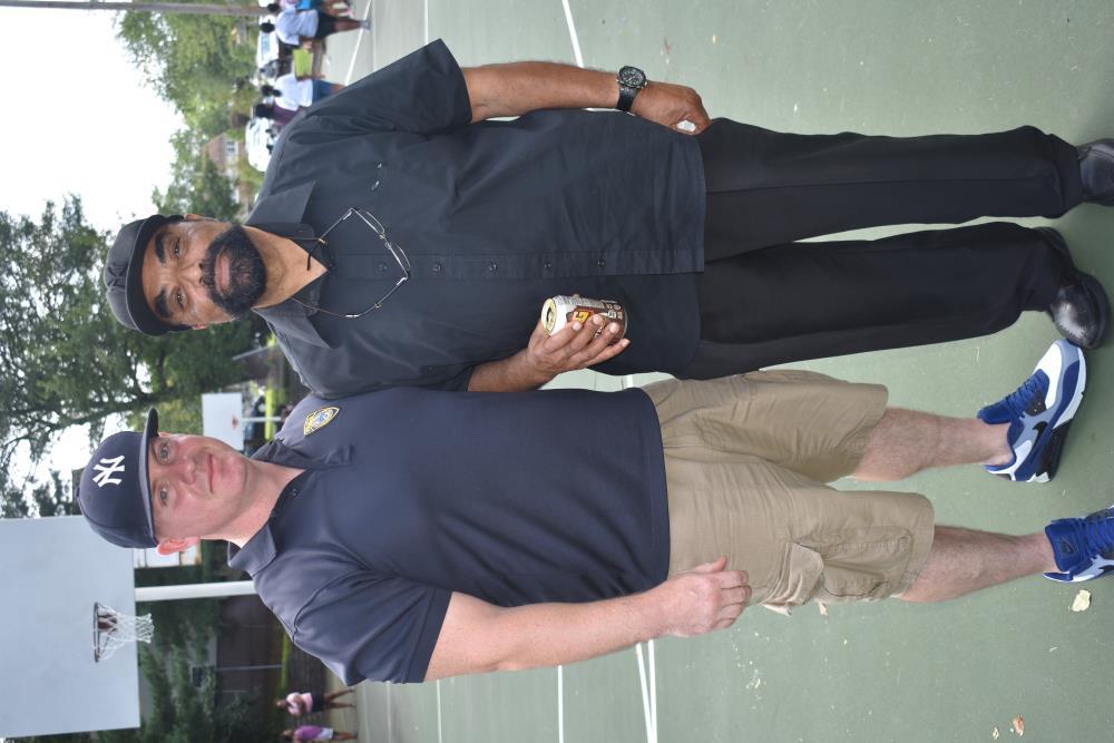 Two Men Attending the Barbeque