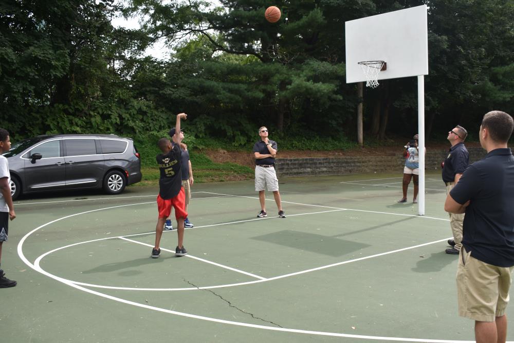 Kid Shoots a Free Throw Shot 1