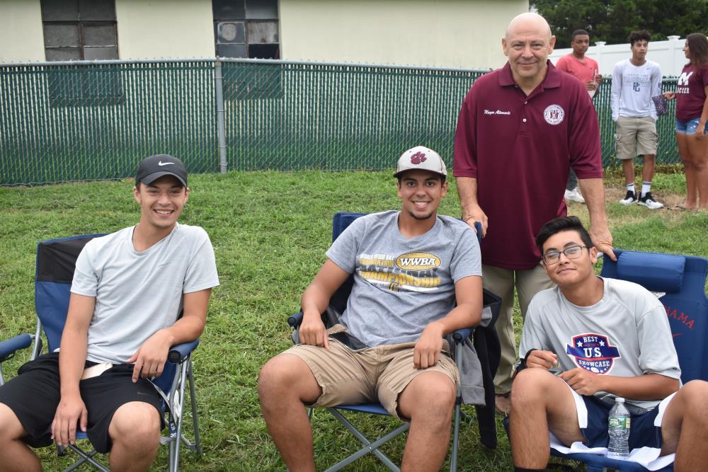 Teen Boys Watching the Game 2
