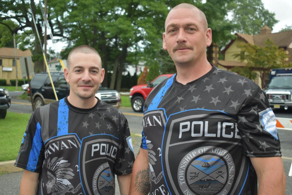 Two Police Team Players