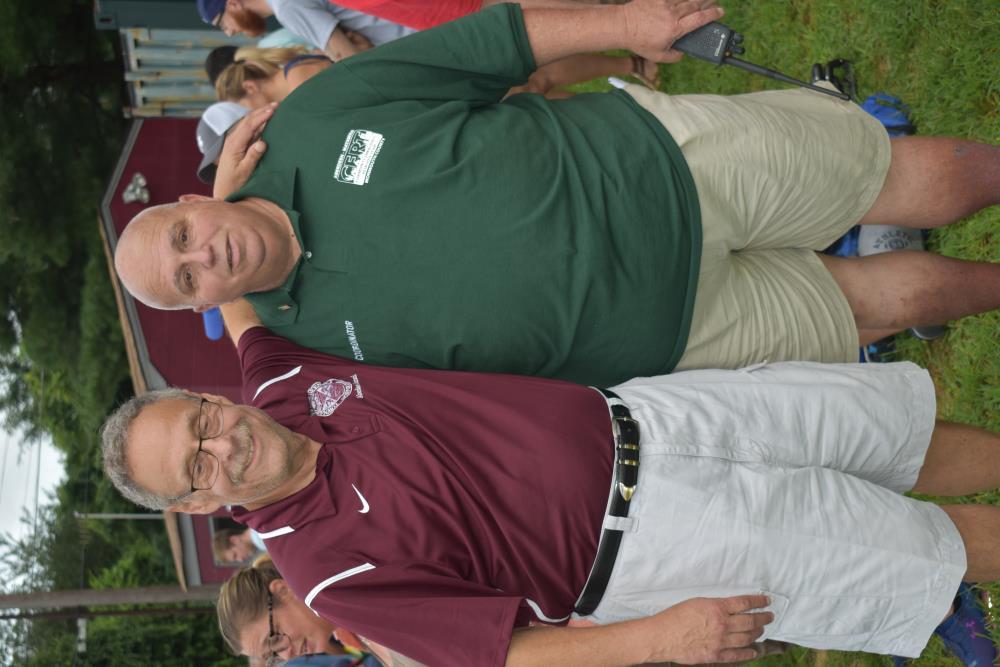 CERT Member and Another Man Have Their Picture Taken